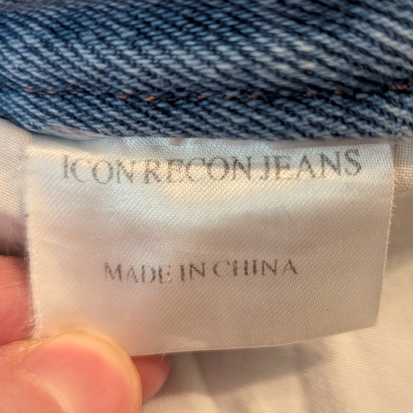 Vintage Icon Recon Motorcycle Blue Jeans Denim Pants Men's 36" - Picture 6 of 7